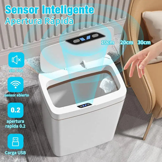 BOTE BASURA INTELIGENTE CON SENSOR