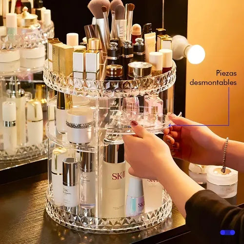 ORGANIZADOR DE MAQUILLAJE 360