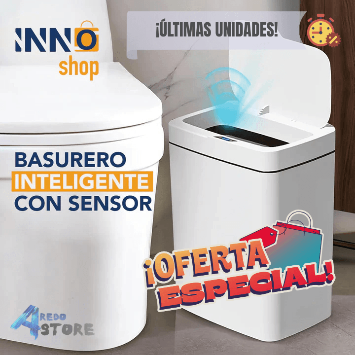 BOTE BASURA INTELIGENTE CON SENSOR