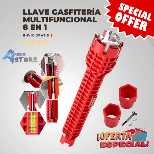 Llave Multifuncional de Gasfitería