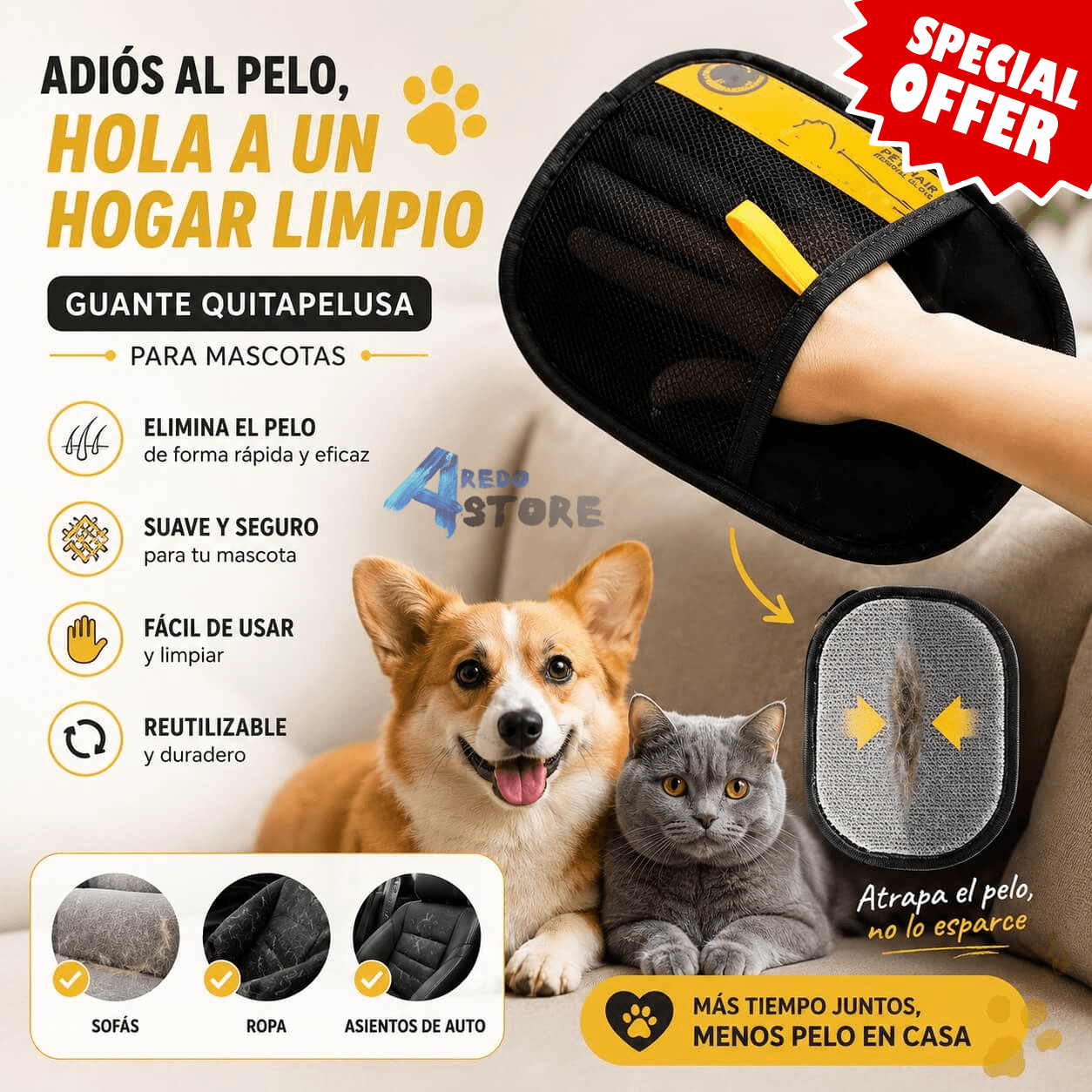 GUANTE QUITA PELOS