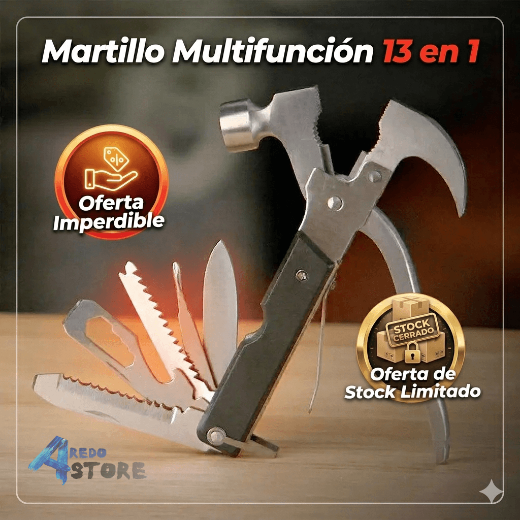 Martillo Multifunción 13 en 1