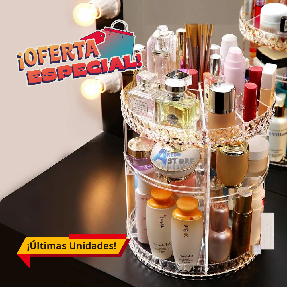 ORGANIZADOR DE MAQUILLAJE 360