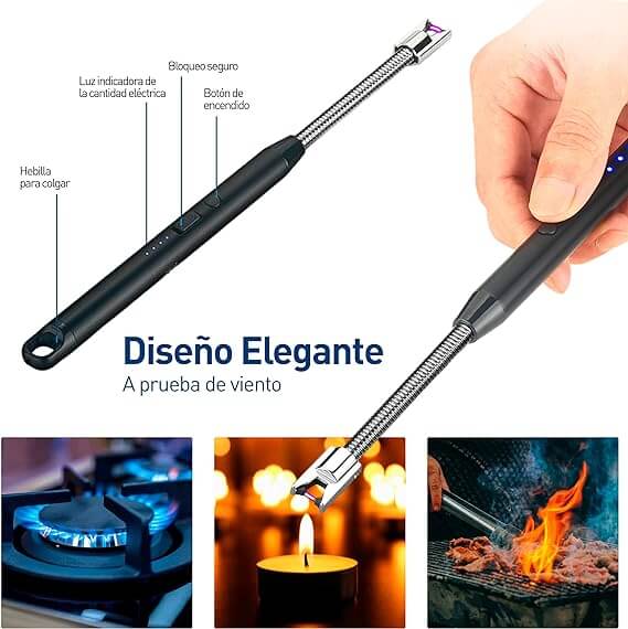 Chispero Encendedor USB Eléctrico