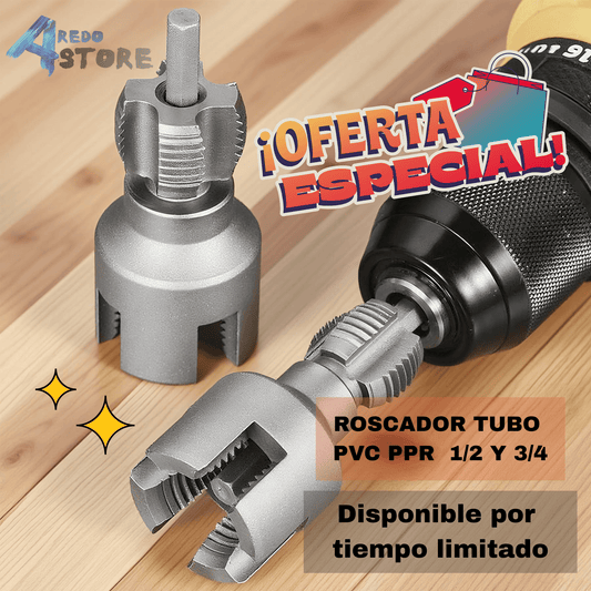 KIT ROSCADOR TUBO PVC PPR  1/2 Y 3/4