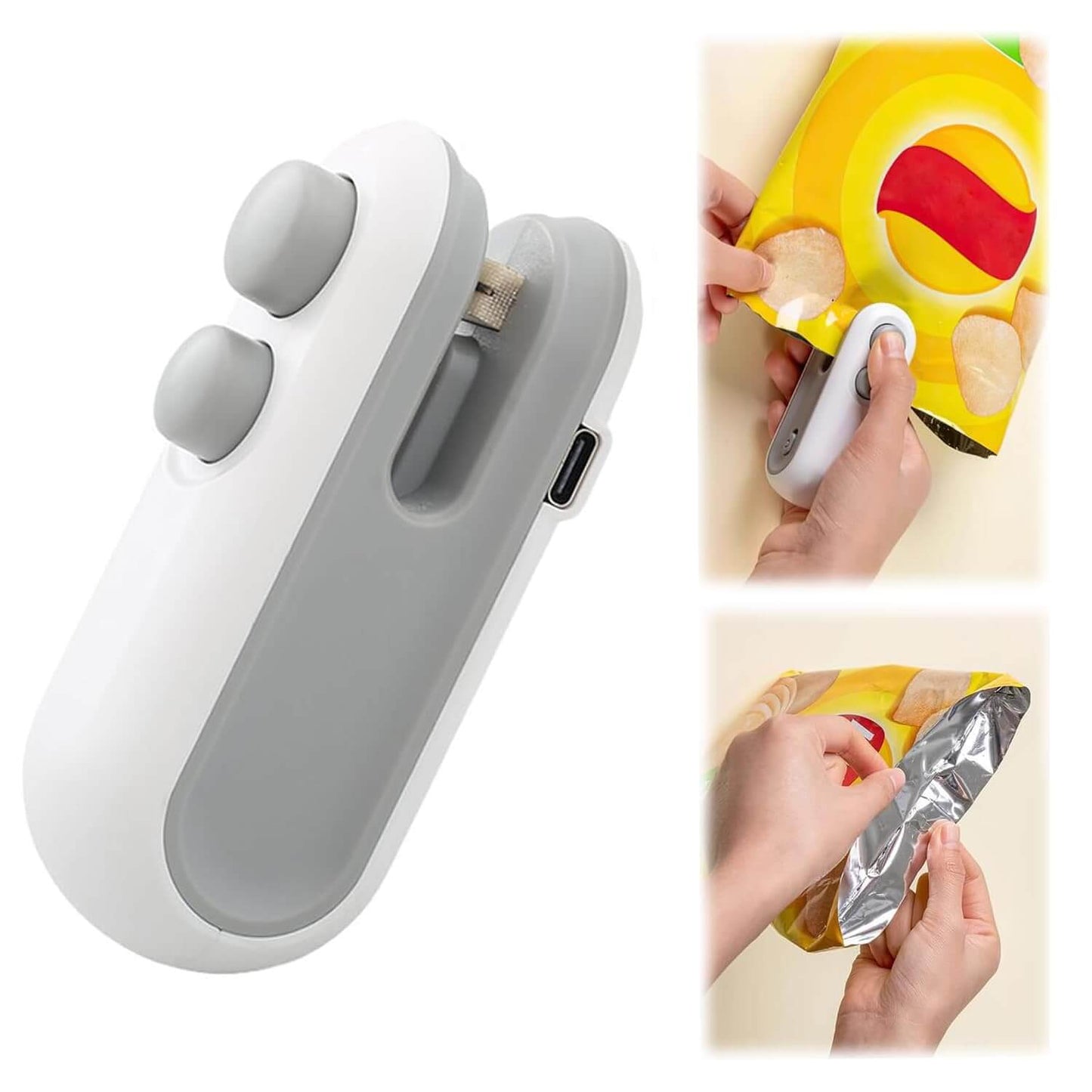 Mini Sellador de Bolsas Recargable