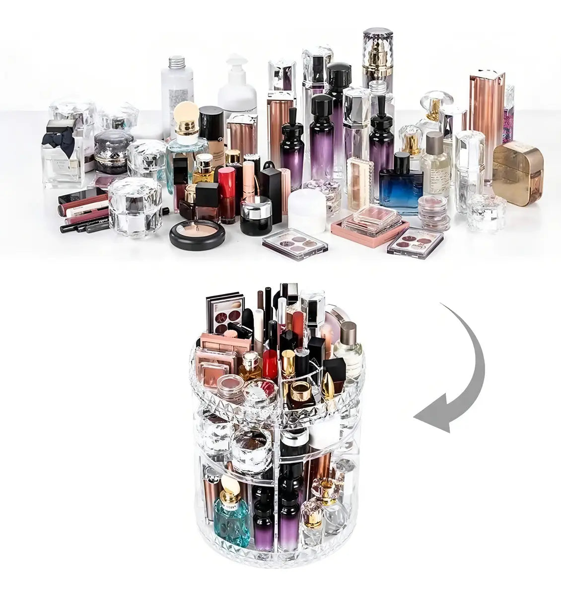 ORGANIZADOR DE MAQUILLAJE 360