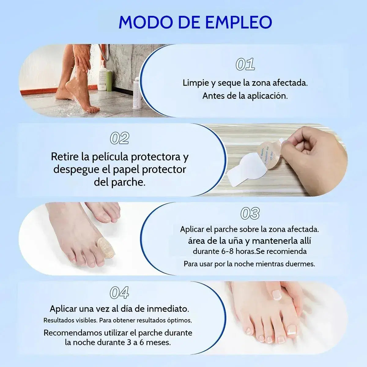 Parches Antihongos para Uñas Pack 2x1 (42uni)