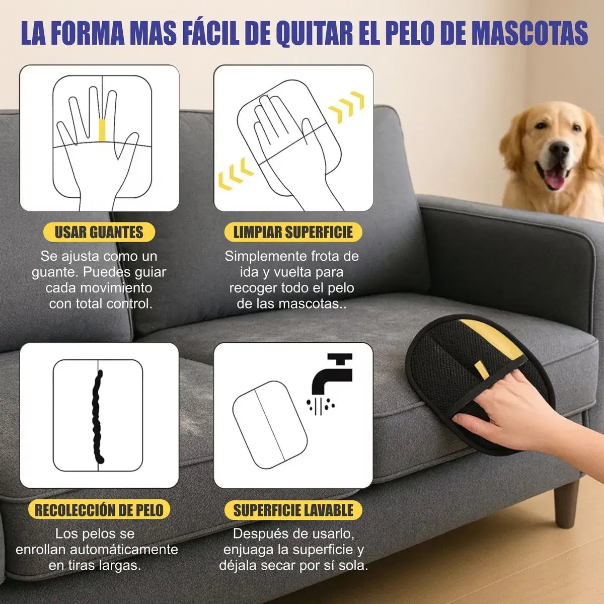 GUANTE QUITA PELOS